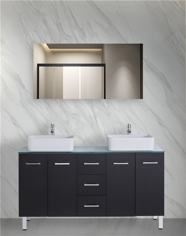 tủ phòng tắm trang điểm màu xanh lam GGP19